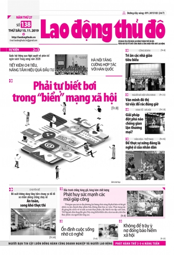 Lao động thủ đô - Số 138_2019