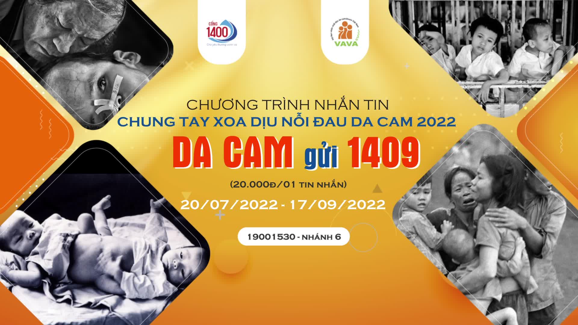Phát động Chương trình nhắn tin “Chung tay xoa dịu nỗi đau da cam năm 2022”