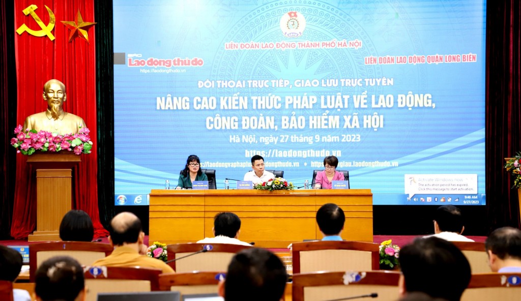 Nâng cao kiến thức về pháp luật lao động cho đoàn viên quận Long Biên