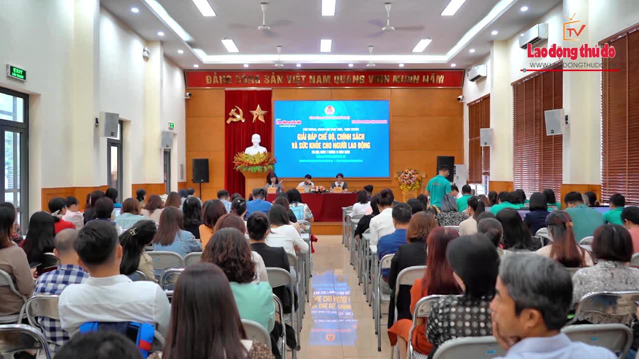 LĐLĐ quận Thanh Xuân: Nâng cao kiến thức pháp luật và sức khỏe cho người lao động