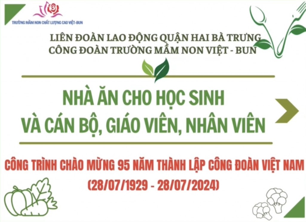 Công đoàn Trường Mầm non Việt Bun