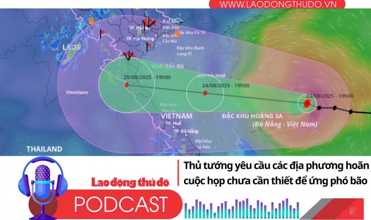 Điểm những tin nổi bật sáng ngày 24/8/2025: Đình hoãn cuộc họp, công việc chưa cần thiết để ứng phó bão số 5