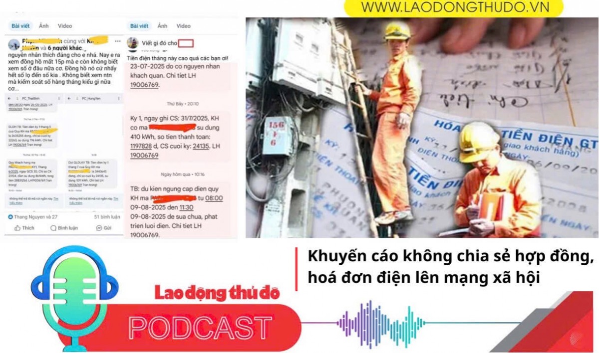 Điểm những tin nổi bật sáng ngày 9/9/2025: Khuyến cáo không chia sẻ hợp đồng, hoá đơn điện lên mạng xã hội