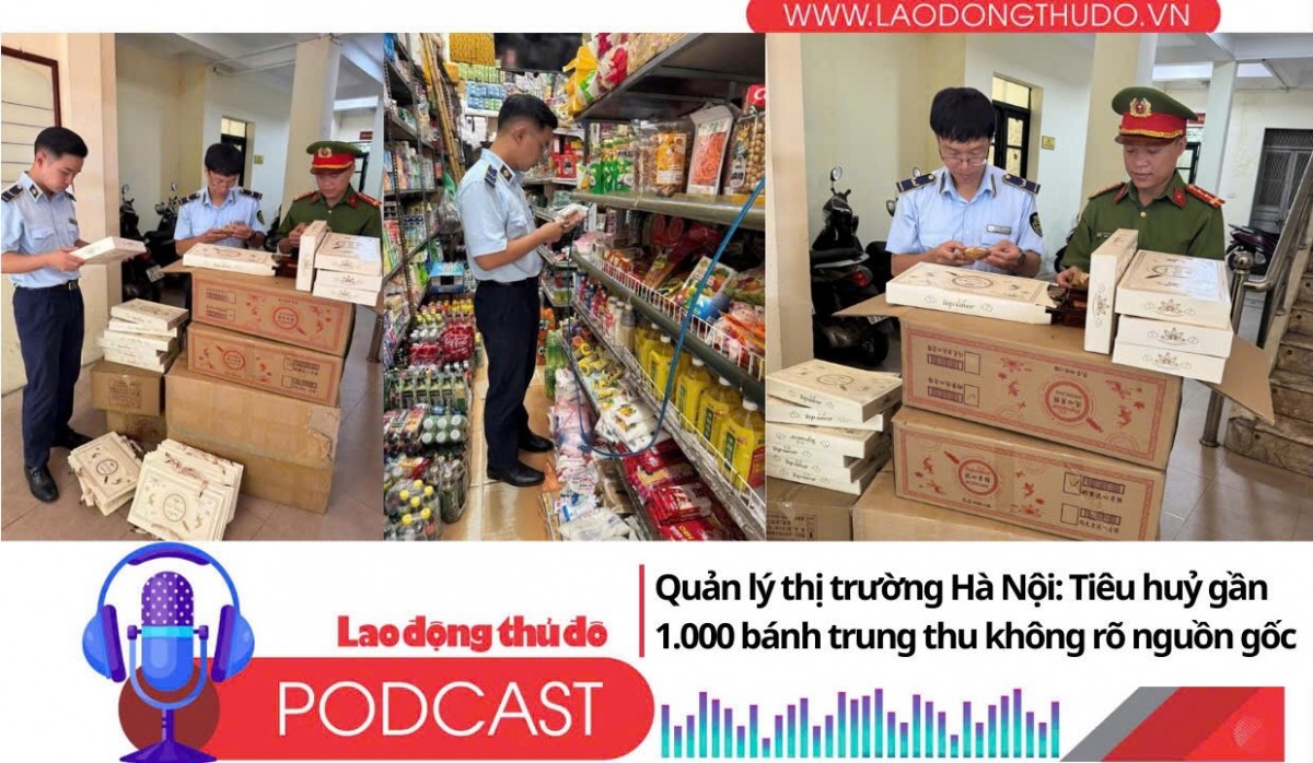 Điểm những tin nổi bật tối ngày 20/9/2025: Quản lý thị trường Hà Nội: Tiêu huỷ gần 1.000 bánh trung thu không rõ nguồn gốc