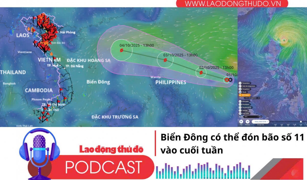 Điểm những tin nổi bật tối ngày 1/10/2025: Biển Đông có thể đón bão số 11 vào cuối tuần