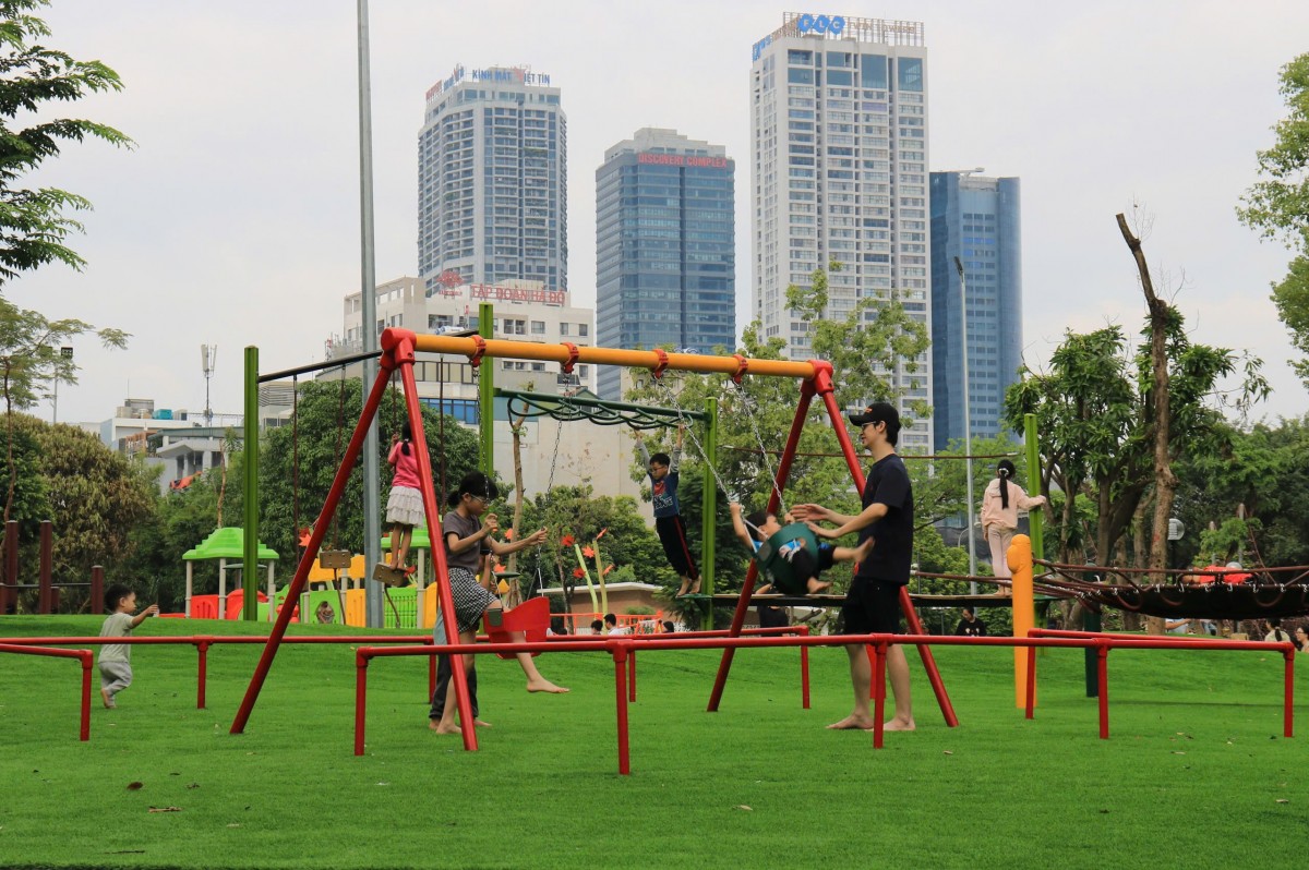 Tầm nhìn dài hạn trong phát triển Thủ đô xanh: Dấu ấn từ công viên Cầu Giấy