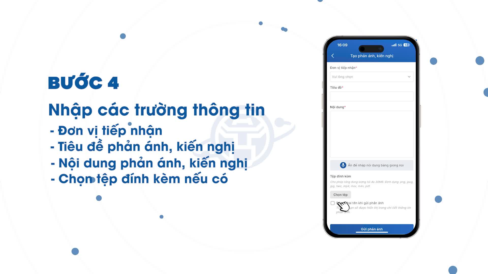Hướng dẫn sử dụng các chức năng trên “Mặt trận số Thủ đô”