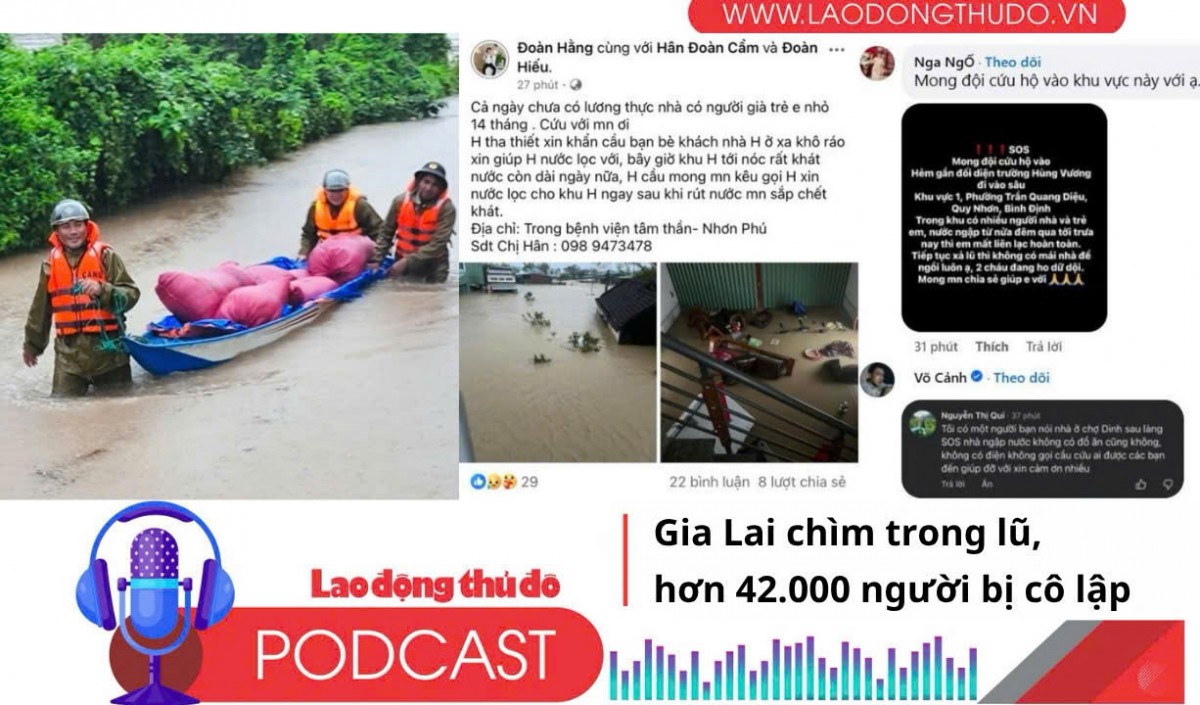 Điểm những tin nổi bật sáng ngày 20/11/2025: Gia Lai chìm trong lũ, hơn 42.000 người bị cô lập