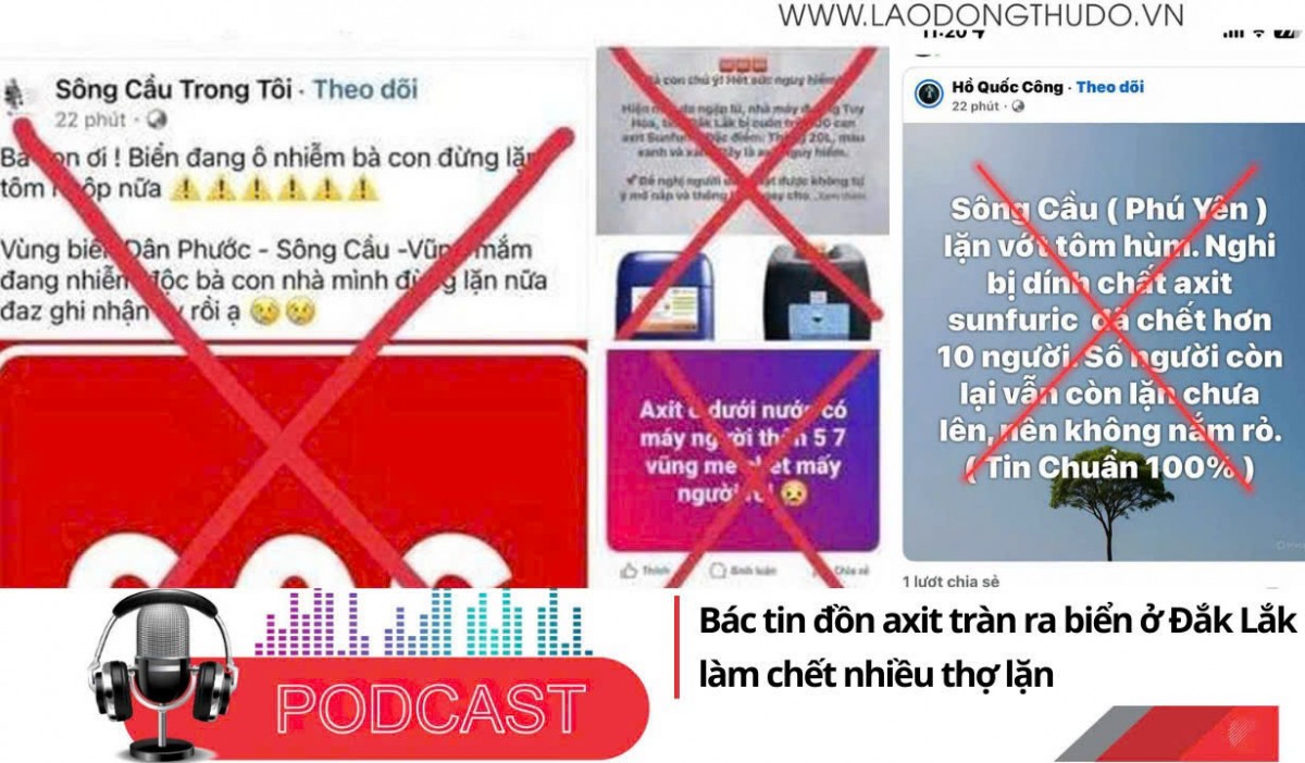 Điểm những tin nổi bật tối ngày 21/11/2025: Công an Đắk Lắk bác tin đồn người lặn bắt tôm hùm tử vong do axit sunfuric trôi ra biển