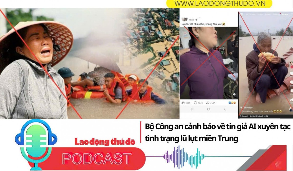 Điểm những tin nổi bật tối ngày 23/11/2025: Bộ Công an cảnh báo về tin giả AI xuyên tạc tình trạng lũ lụt miền Trung