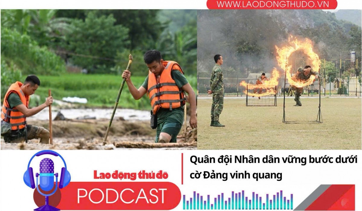 Quân đội Nhân dân vững bước dưới lá cờ Đảng vinh quang