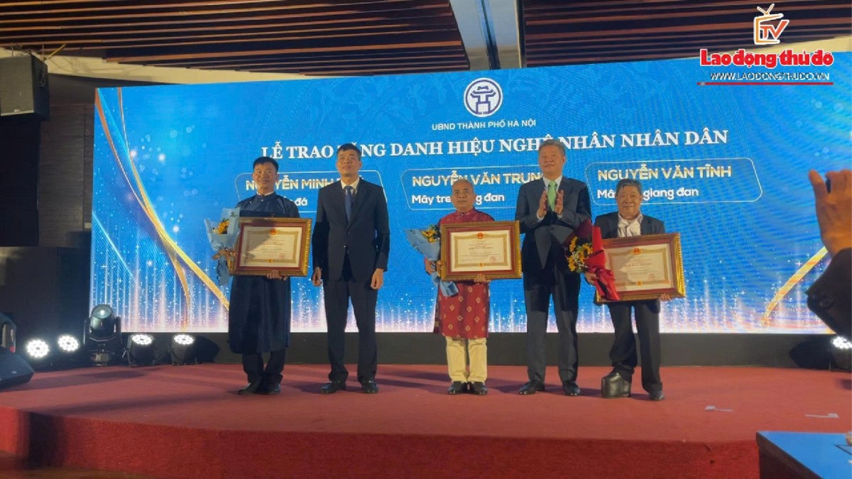 Vinh danh những người giữ hồn thủ công mỹ nghệ Hà Nội