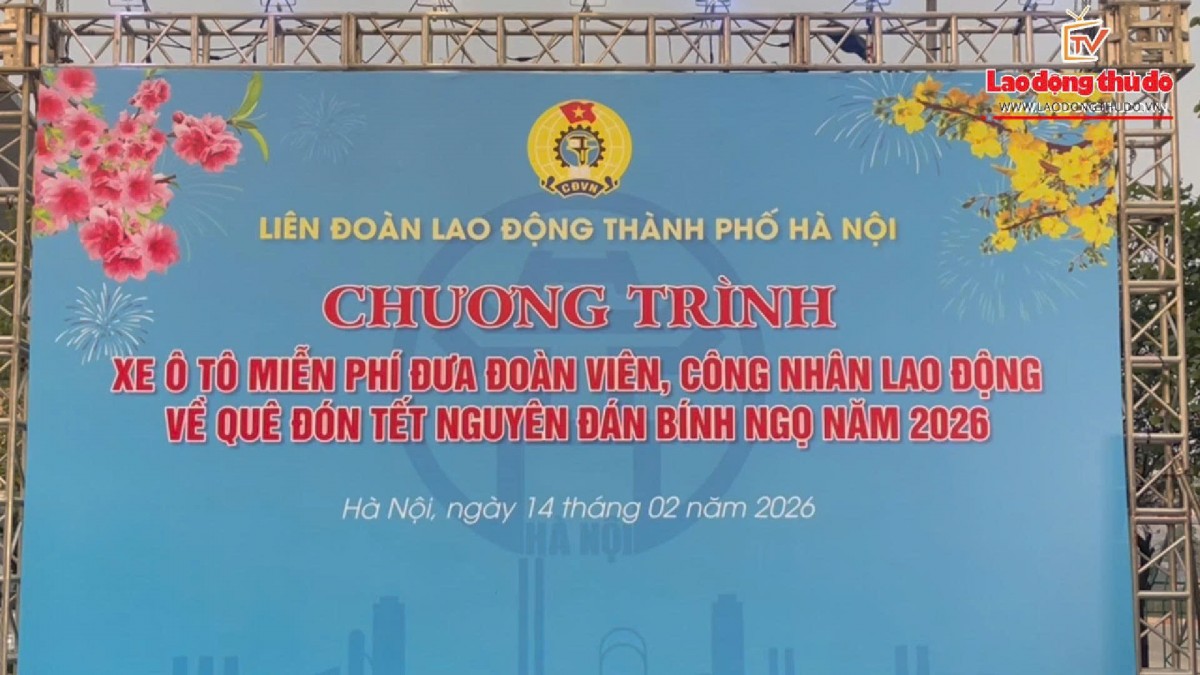 Hà Nội tổ chức đưa 1.200 công nhân về quê đón Tết