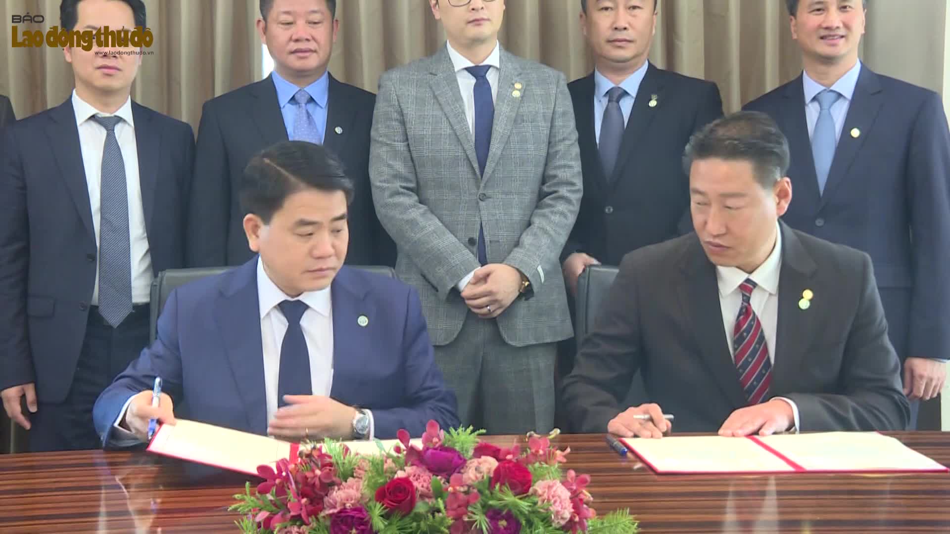 Hà Nội ký nhiều Bản ghi nhớ hợp tác với các nhà đầu tư Hàn Quốc