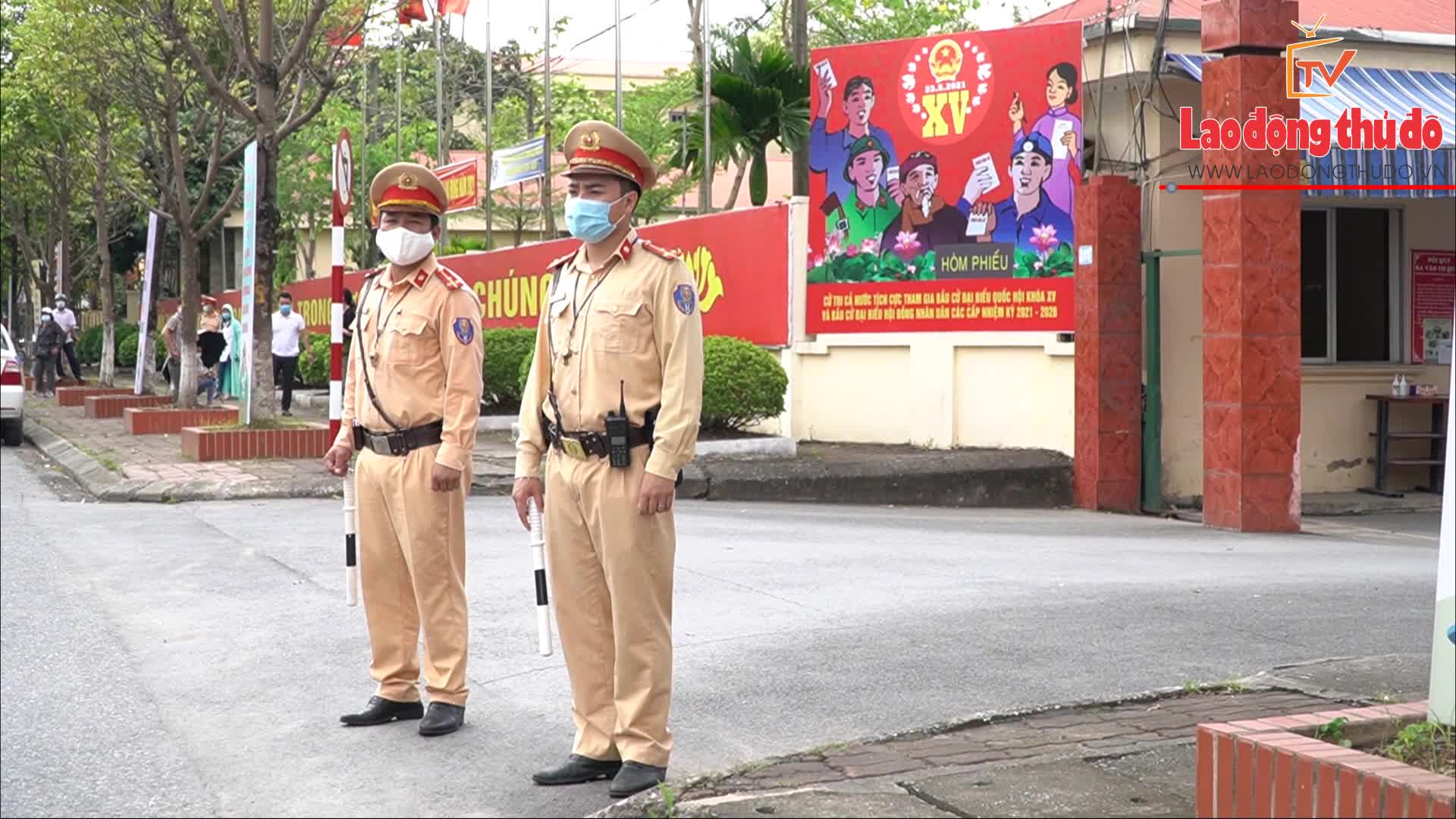 Công an thành phố Hà Nội đảm bảo an toàn bầu cử