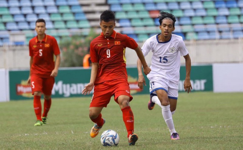 U19 Việt Nam thắng đậm U19 Lào
